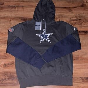 Nike Black and Gray NFL Hoodie
